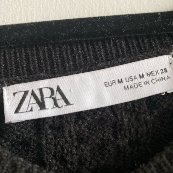 Zara studded cropped sweater - Picture 3 of 3